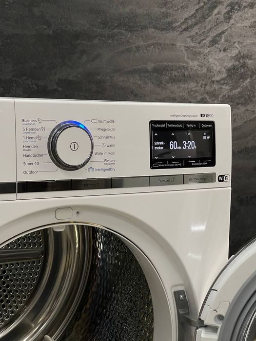 Виставка Комплект Пральна + Сушильна машина Siemens iQ800 WM16XF90/01.// WT47XE90/03 9kg Wifi