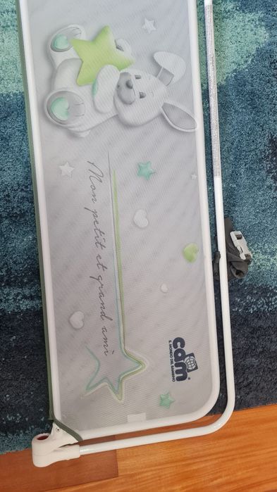 Barreira dobrável antigo queda