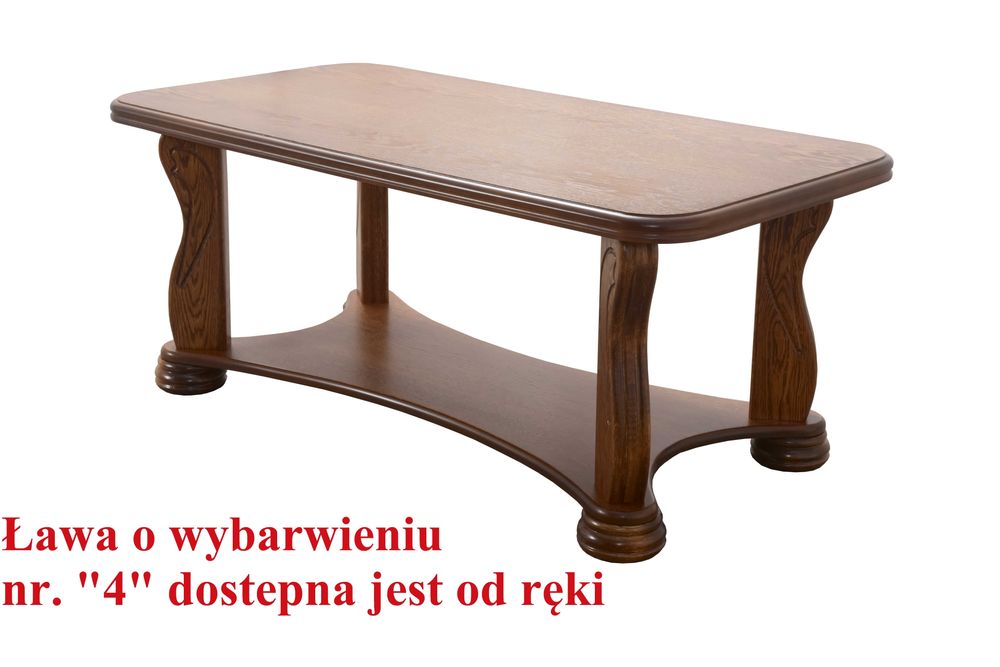 Ława dębowa, stolik kawowy 120/60