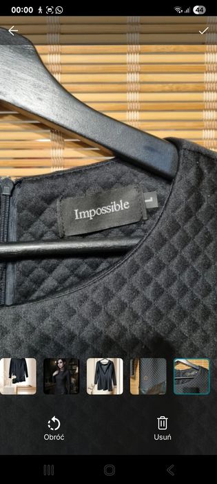 Impossible L#piatka pikowana mini piękna! Retro gothic vintage