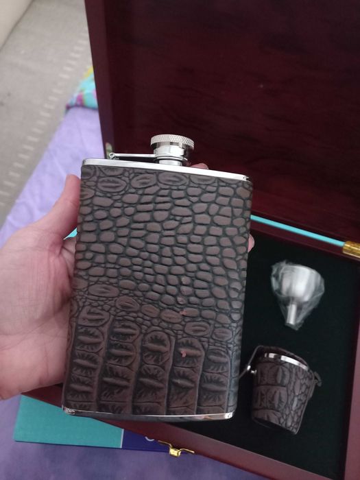 Фляга для  алкоголю, подарунковий набір фляга