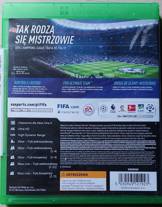 Gra Fifa 19 na Xbox One