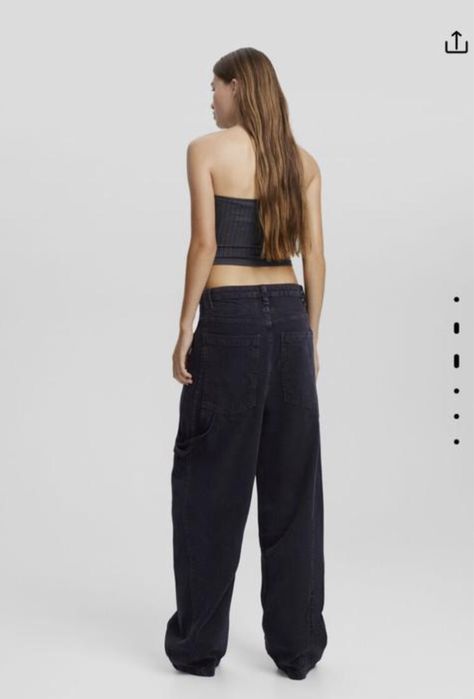 Джинси бершка чорні