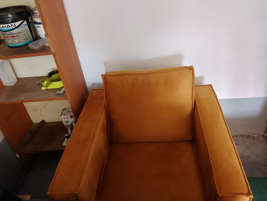 Fotel Musztardowy Terra Agata Meble