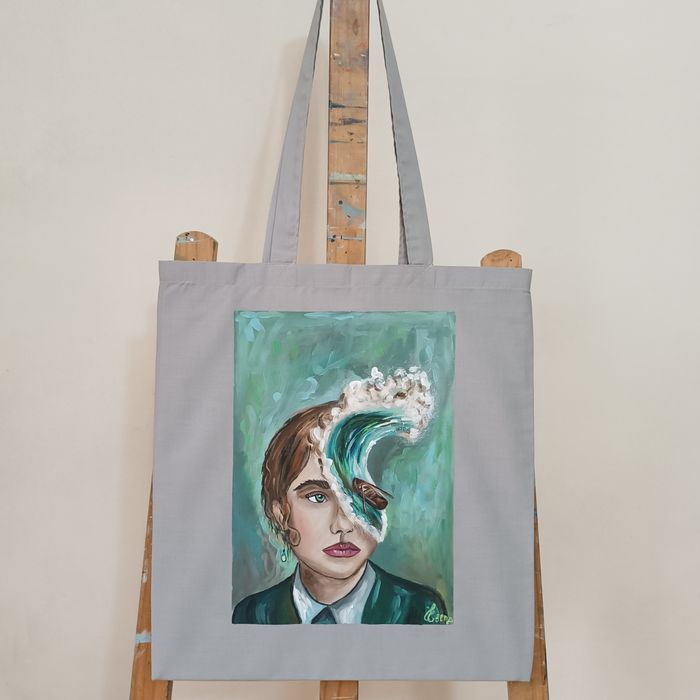 Tote Bag Pintado à mão