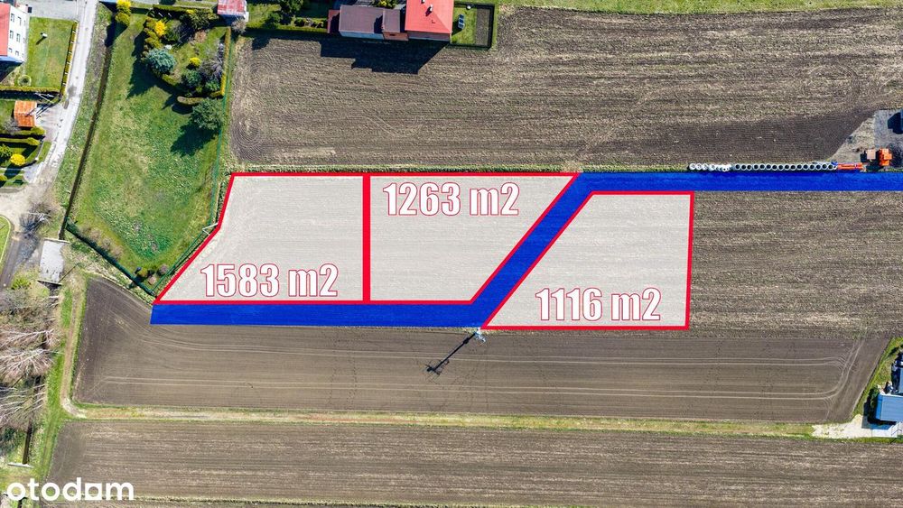 Paniówki, ul. 27 Stycznia | Działka 1263 m² | MPZP 1MN - Widok 5