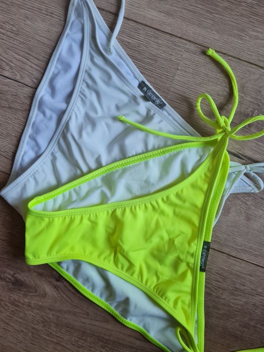 H&M stanik plażowy biustonosz typu bandeau NOWY metka 38 + 2x majtki L