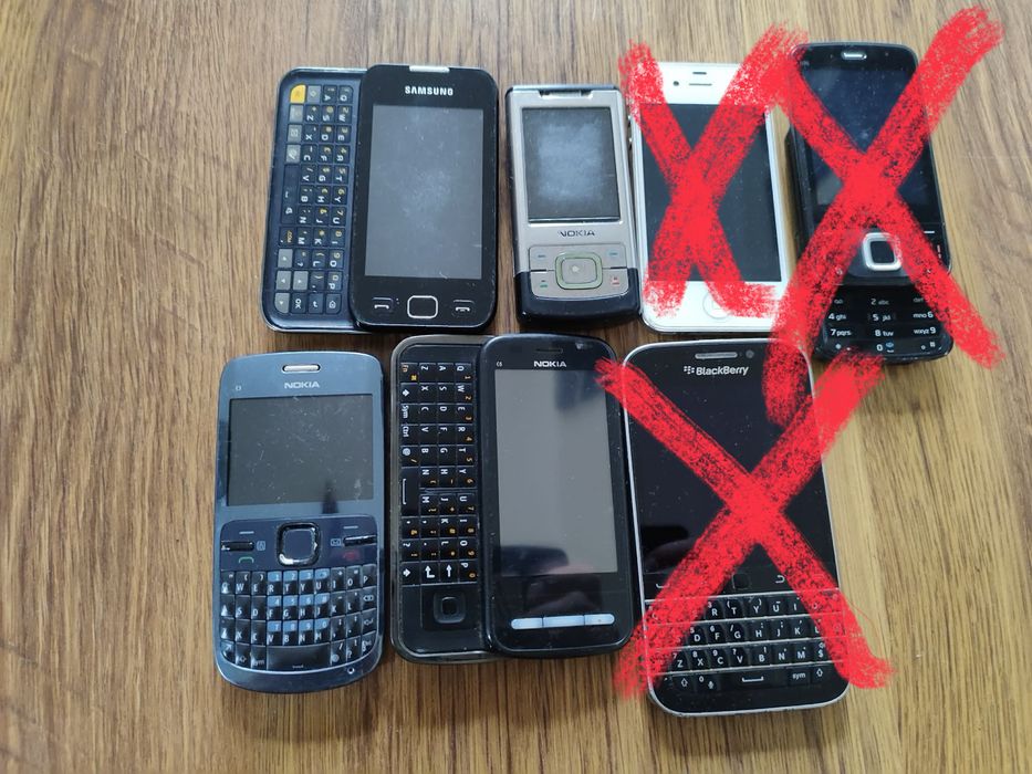 Telefiny uzywane Nokia, Samsung.