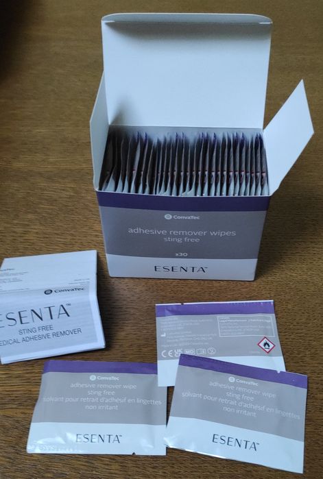 Chusteczki medyczne do usuwania przylepca  Esenta, 3 szt.