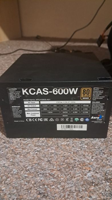 Zasilacz do komputera Kcas 600w