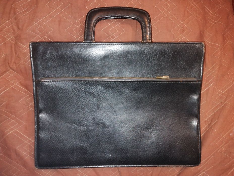 Teczka skórzana neseser PRL bez przesyłki.