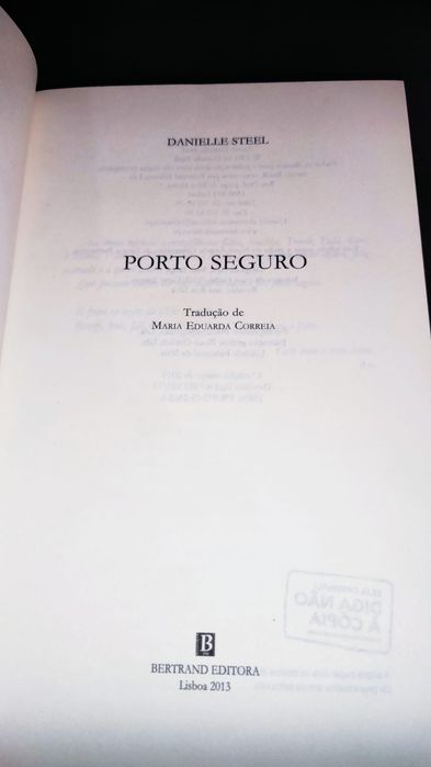 Livro Porto seguro - Danielle Steel