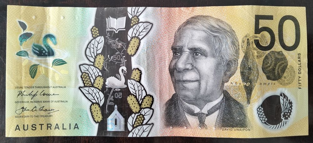 Nota 50 Dólares Austrália 2020 Estado Bela Rara de Aparecer