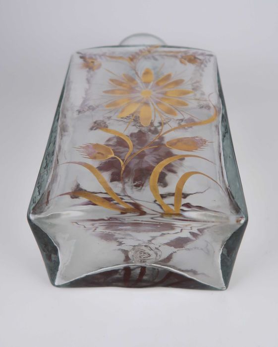 Garrafa antiga em vidro estilo D. Maria