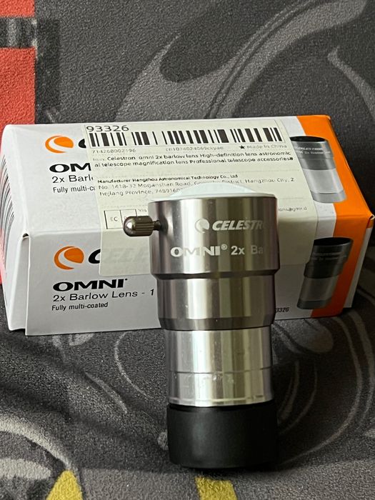 Линза Барлоу Celestron Omni 2-х 1.25" Barlow для телескопа