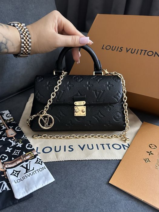 Сумка Louis Vuitton nano madeleine в натрульній шкірі , lv , луі вітон