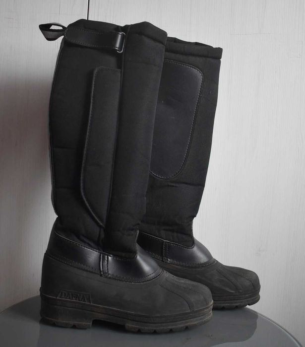 Buty zimowe śniegowce 35 DAFNA wodoodporne oficerki termobuty jeździeckie