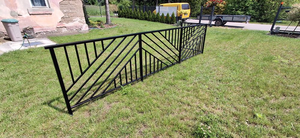 Sprzedam gotowa balustradę malowana proszkowo czarny mat