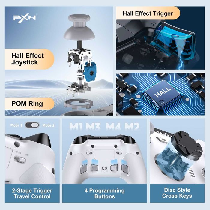 PXN P5 Bezprzewodowy kontroler do gier PC Nintendo Switch Android iOS