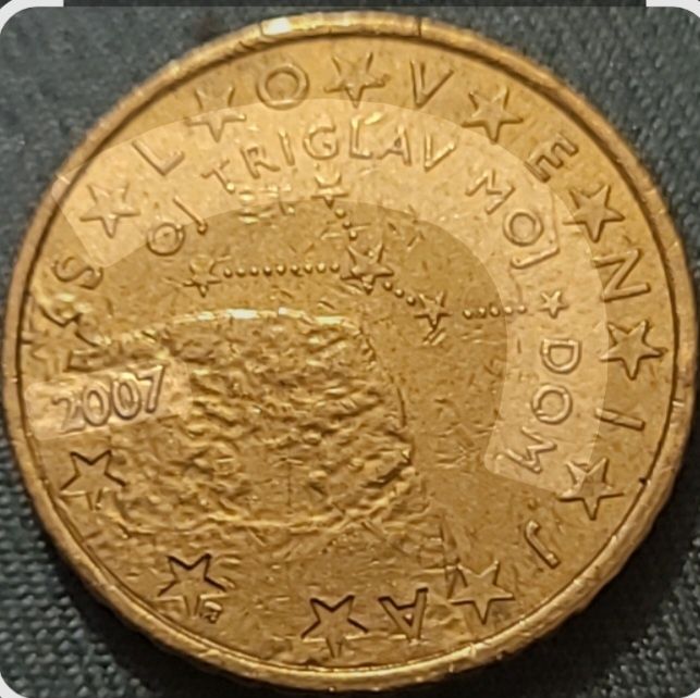 Moeda 0,50€, Eslovénia 2007
