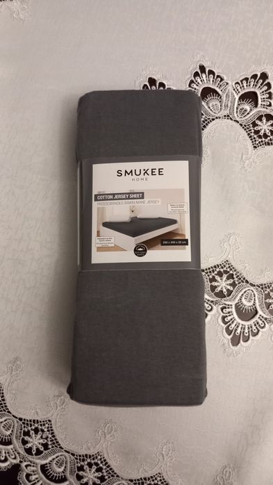 Prześcieradło bawełniane "Smukee"r.200×200×25cm