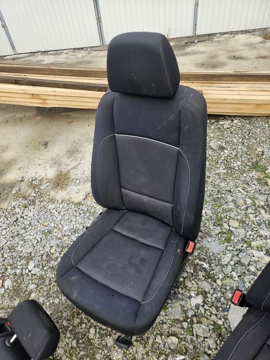Fotele kanapa Bmw 1 E81 E82 podgrzewane KOMPLET boczki tapicerka salon
