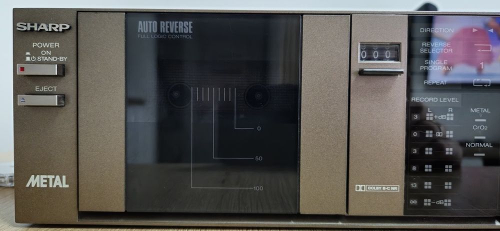 Magnetofon Sharp Rt-107 , 1983 rok