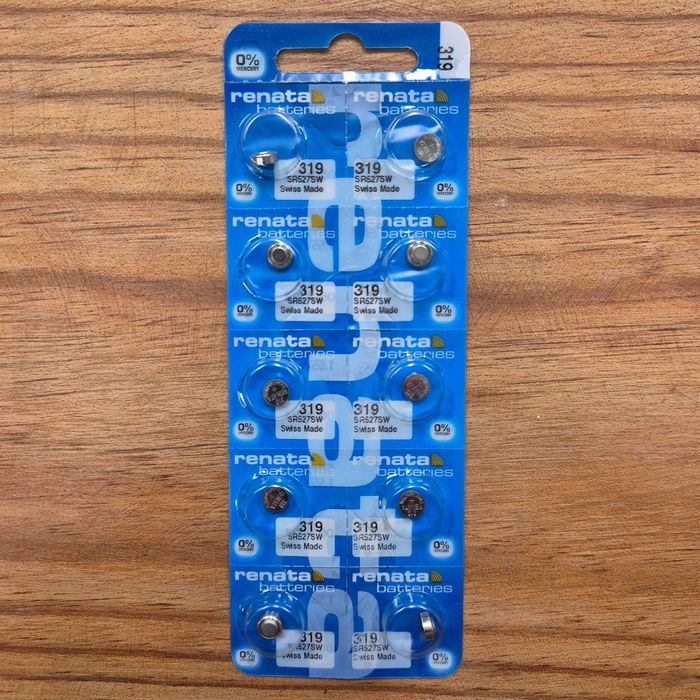 1x Pilha Renata 0% Mercurio-319 1.55V