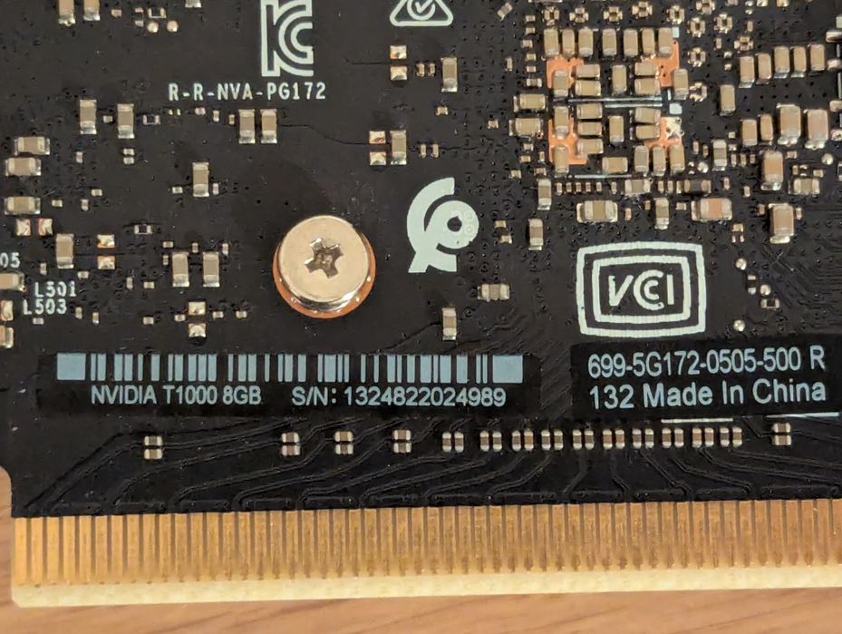 PNY Placa gráfica  NVIDIA T1000 8 GB 8GB GDDR6 PCI Express 3.0 x16
