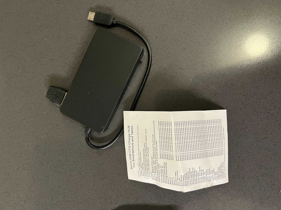 Micro USB HUB do telefonów tabletów