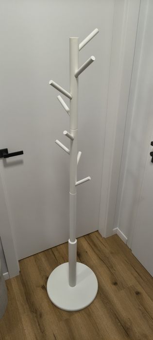 Wieszak wolnostojący biały Jysk