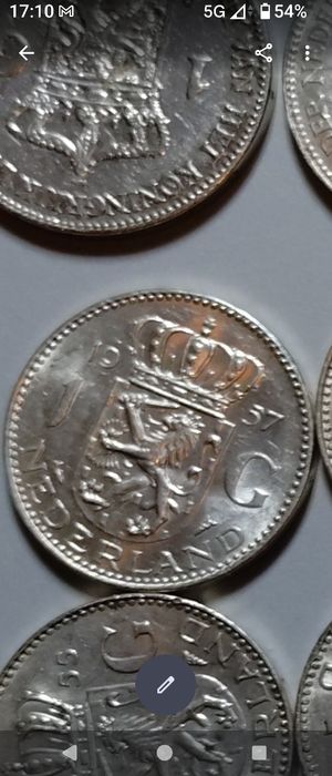 Srebrne monety holenderskie