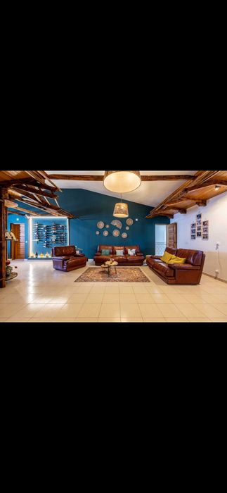 Sofas em pele estilo antigo