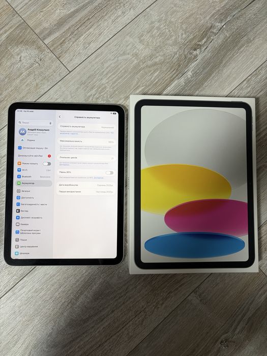IPad 11 (A16) 128 gb WiFi Silver Стан нового
