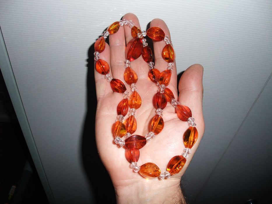 Бусы янтарные времен СССР,