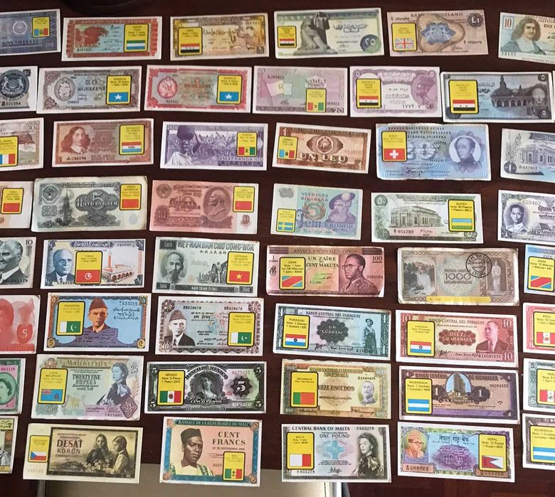 Notas de coleção Mundial