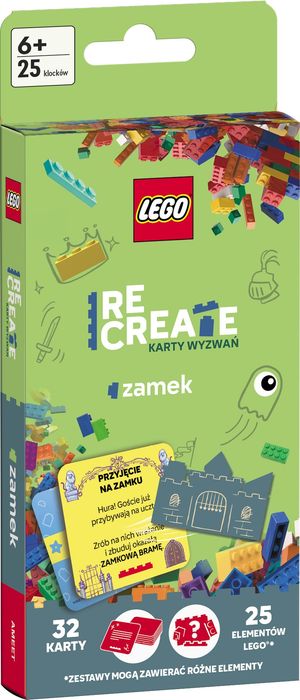 Lego Recreate Karty Wyzwań Zamek Acp-6607 Ameet Zabawka Nowa Nieużywana