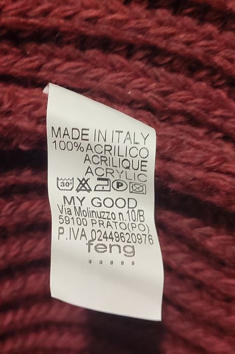 Gruby ciepły sweter z golfem L / 40