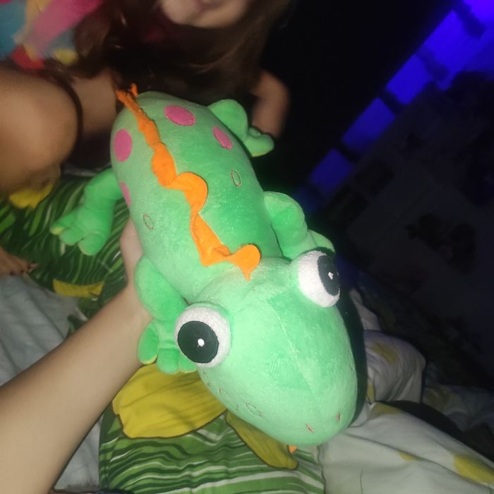 Хамелеон м'яка іграшка