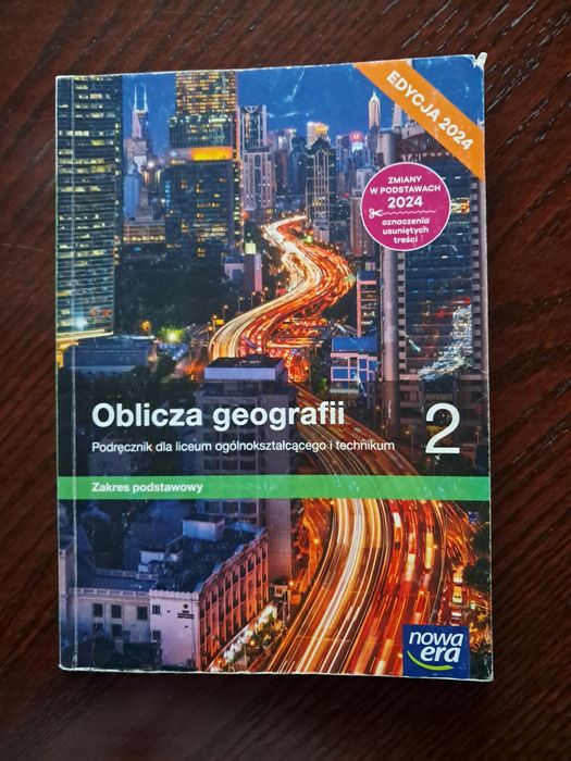 Geografia kl 2 technikum,  liceum