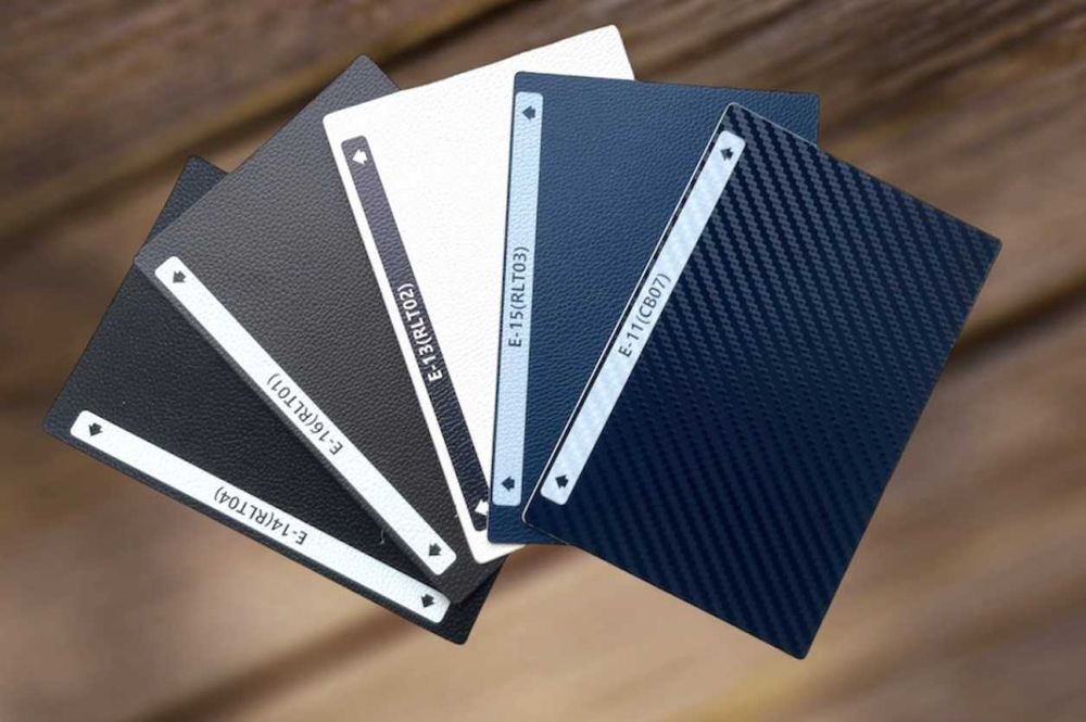 Плівка задню частину смартфони шкіра-малюнок, карбон, вініл текстур