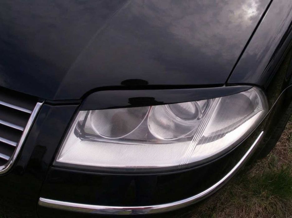 Накладки на фары Volkswagen Passat B5, B6, B7, Golf 4, 5, 6 Jetta,  Реснички для Фольксваген Пассат Б5, Б6, Б7, Гольф, Джетта