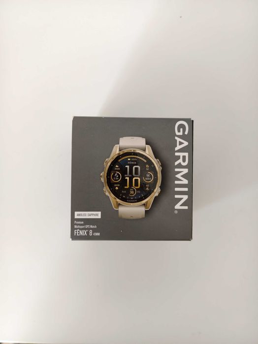 Garmin Fenix 8 43 mm, AMOLED Sapphire Soft Gold