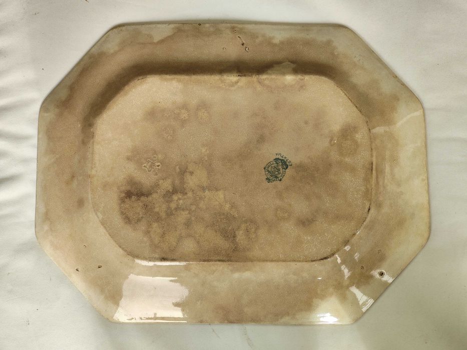 Travessa | Motivo Estátua | Verde | Real Fábrica de Sacavém | 1886