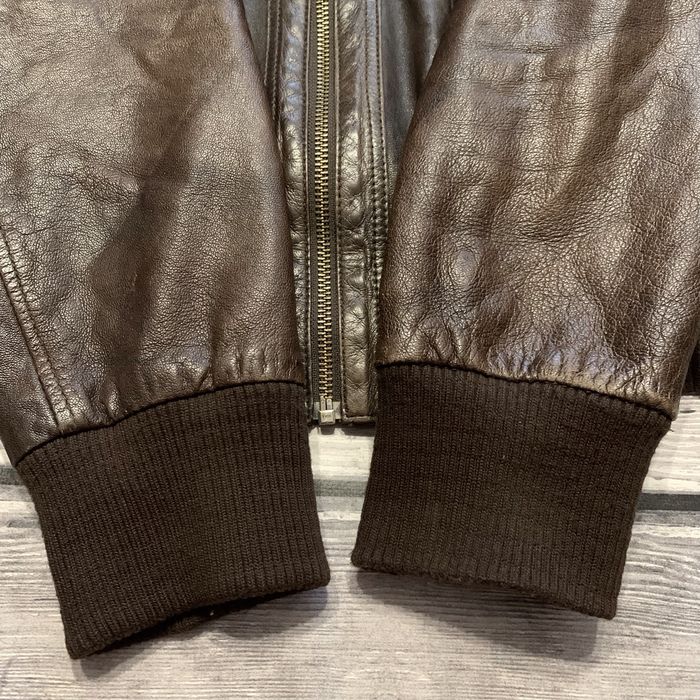 Кожаная куртка GooseCraft Aviator Flight Pilot Bomber Alpha Top Gun