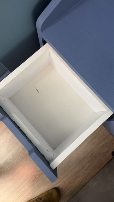 Komplet 2 szafek nocnych niebieskich