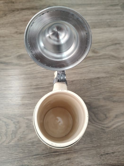 Kolekcjonerski, ozdoby, ceramiczny kufel do piwa, Herb Szczecina, gryf