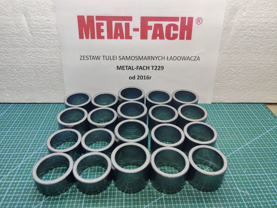 Zestaw tulei samosmarnych ładowacza METAL-FACH T229  od 2016r."