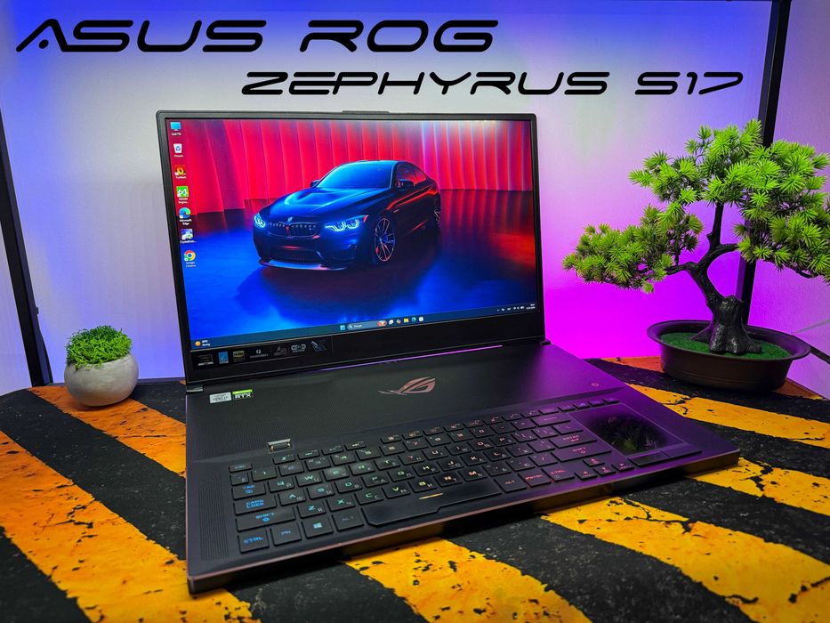 Asus rog zephyrus S17 (17,3"), i7-10750h, rtx2060, 16gb, 1TB, 144hz
