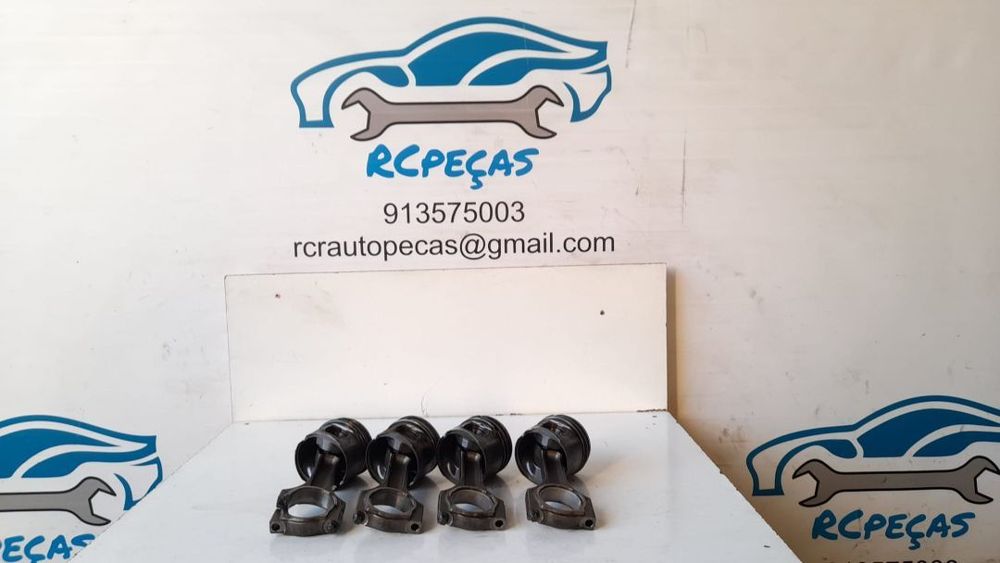 PISTÃO PISTÕES PISTONS BIELA BIELAS MOTOR N47D20A 0840BB BMW SERIE 3